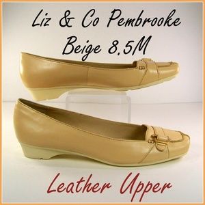8.5M Liz & Co Pembrooke Beige Flats Loafer
